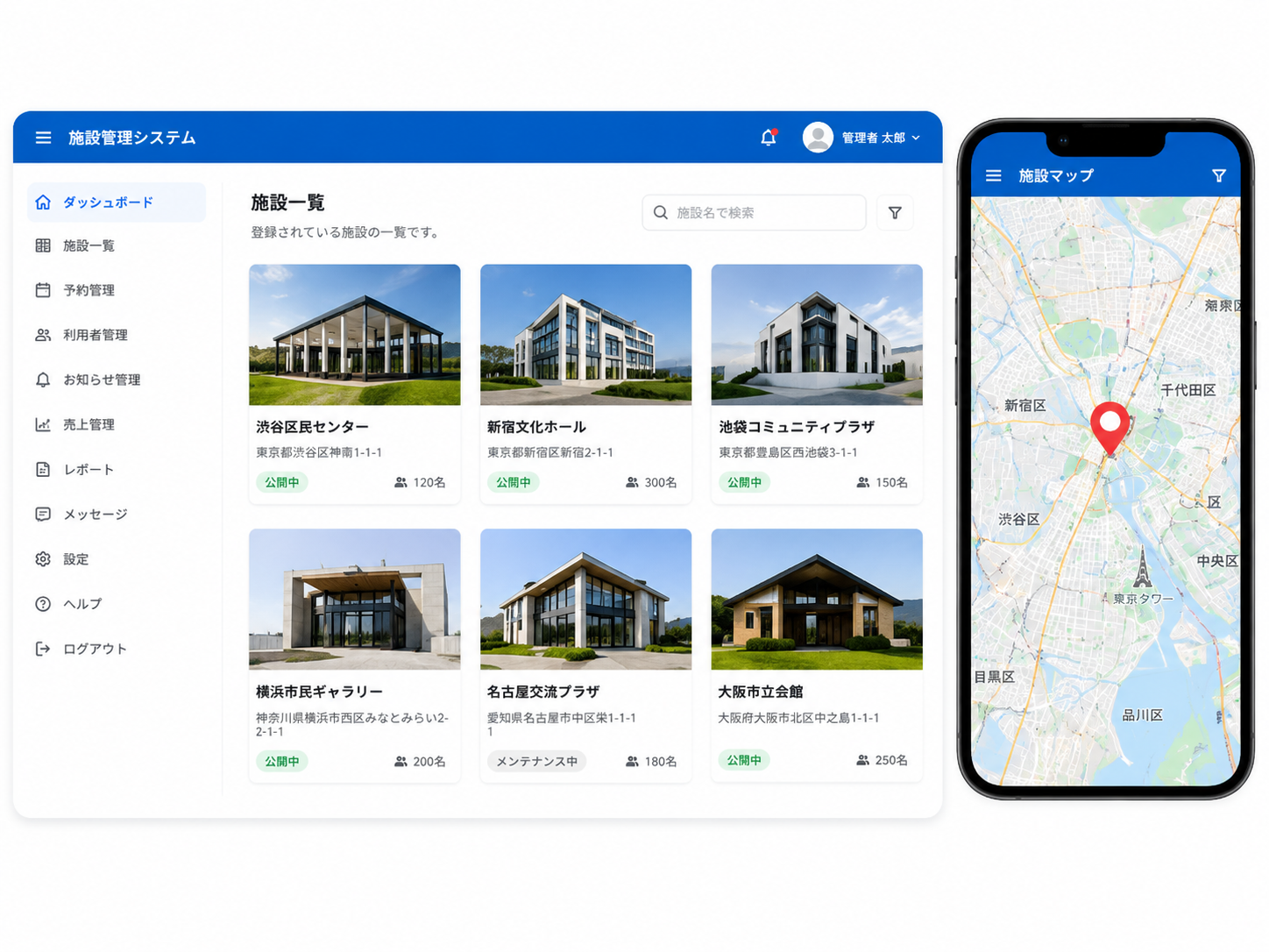 不動産システムのイメージ